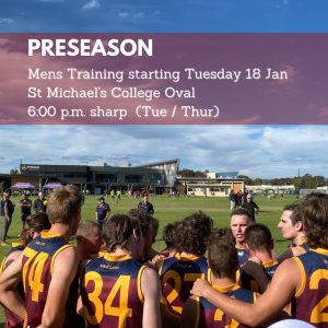 Read more about the article Mens Pre-Season