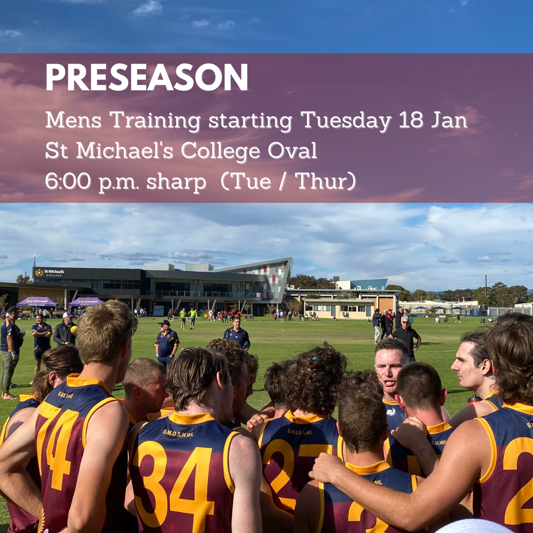 You are currently viewing Mens Pre-Season